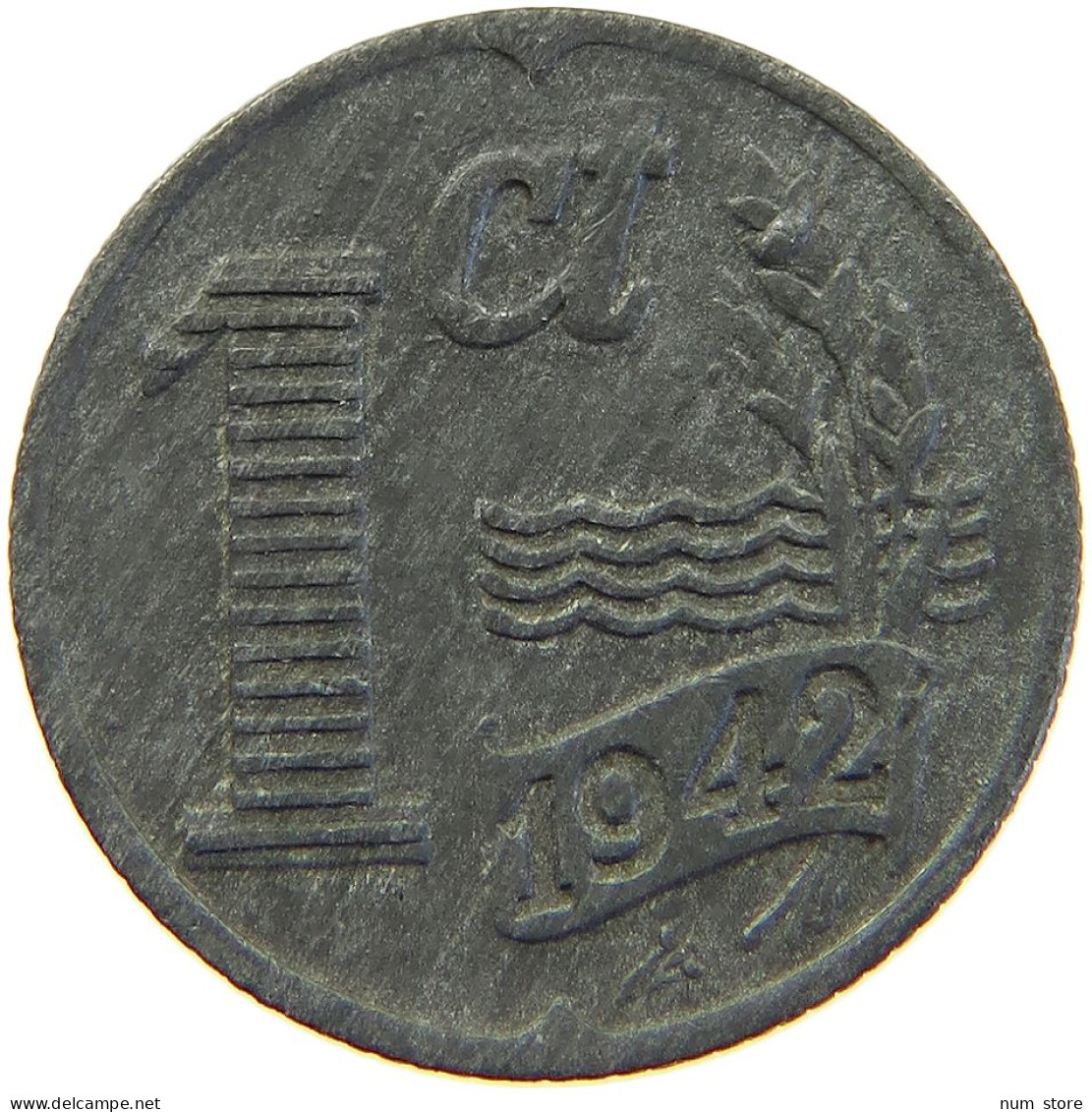 NETHERLANDS 1 CENT 1942 #c066 0313 - 1 Cent