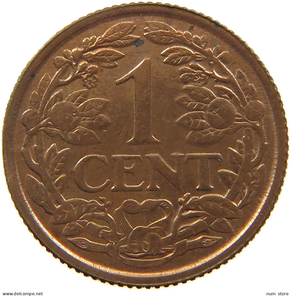 NETHERLANDS 1 CENT 1941 TOP #a032 0401 - 1 Cent