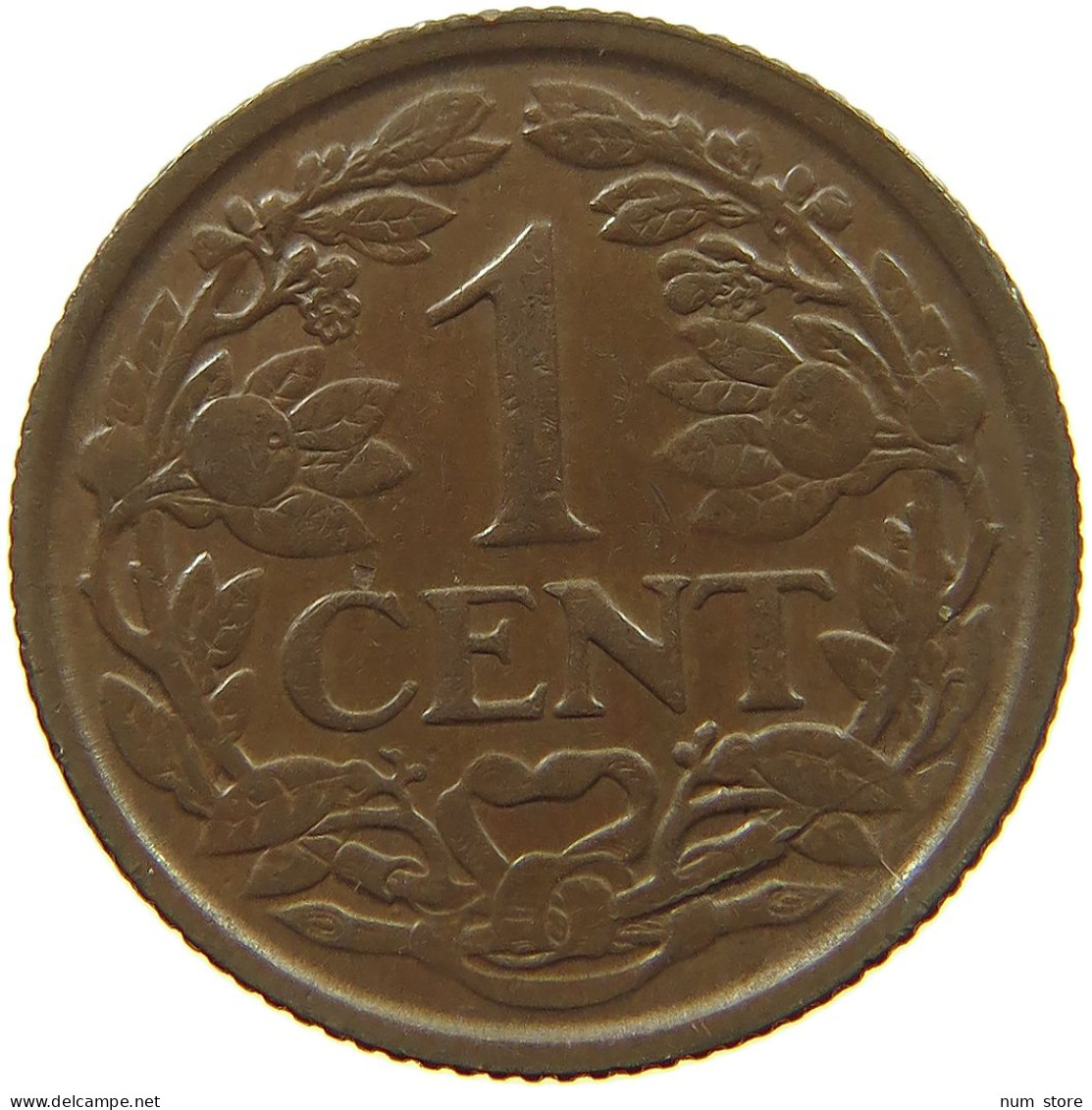 NETHERLANDS 1 CENT 1941 #a085 0823 - 1 Cent