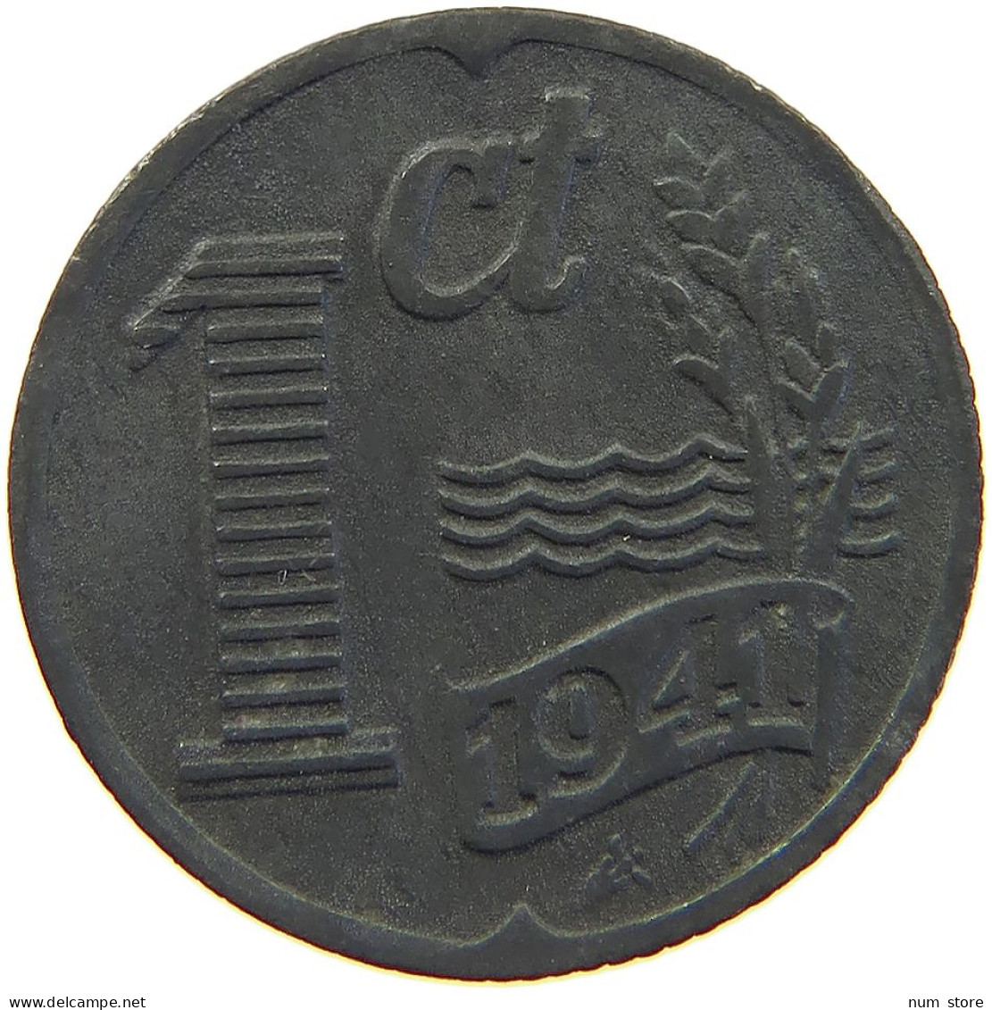 NETHERLANDS 1 CENT 1941 #c066 0297 - 1 Cent