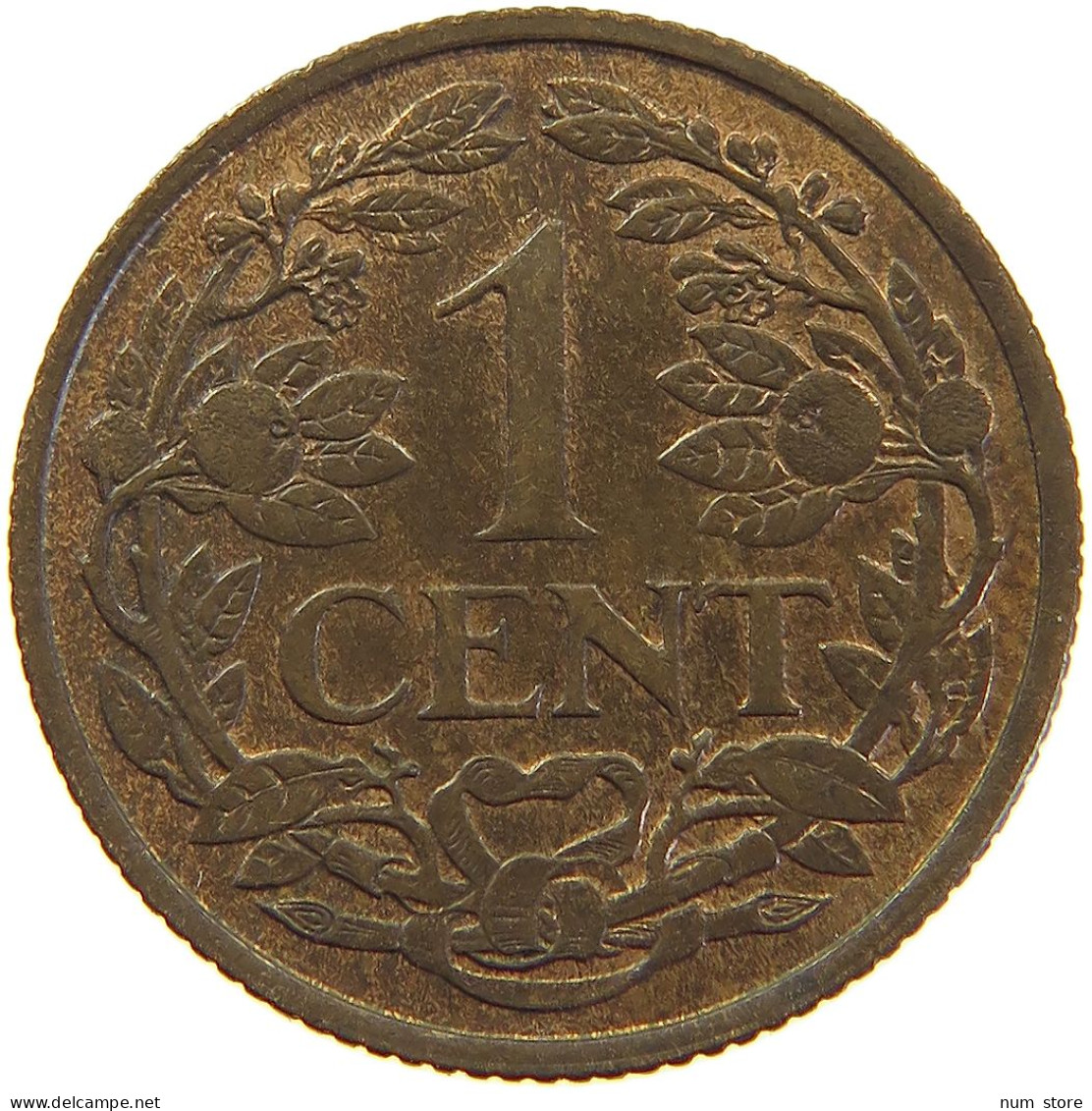 NETHERLANDS 1 CENT 1941 #c064 0353 - 1 Centavos