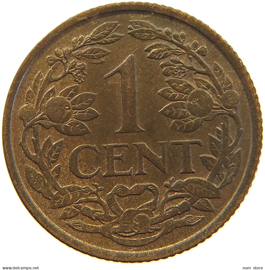 NETHERLANDS 1 CENT 1941 #s024 0161 - 1 Centavos