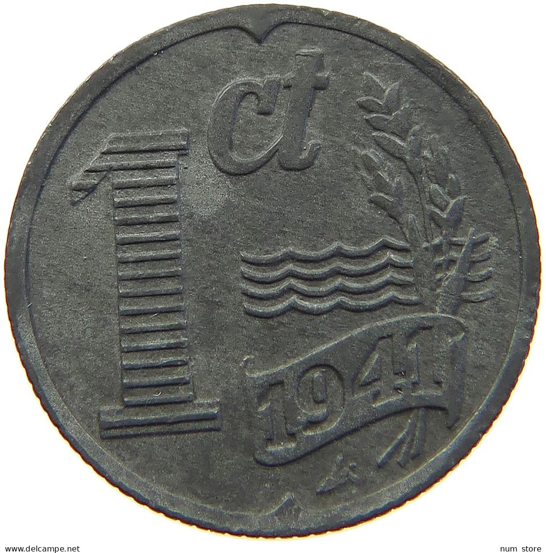 NETHERLANDS 1 CENT 1941 #a006 0601 - 1 Cent