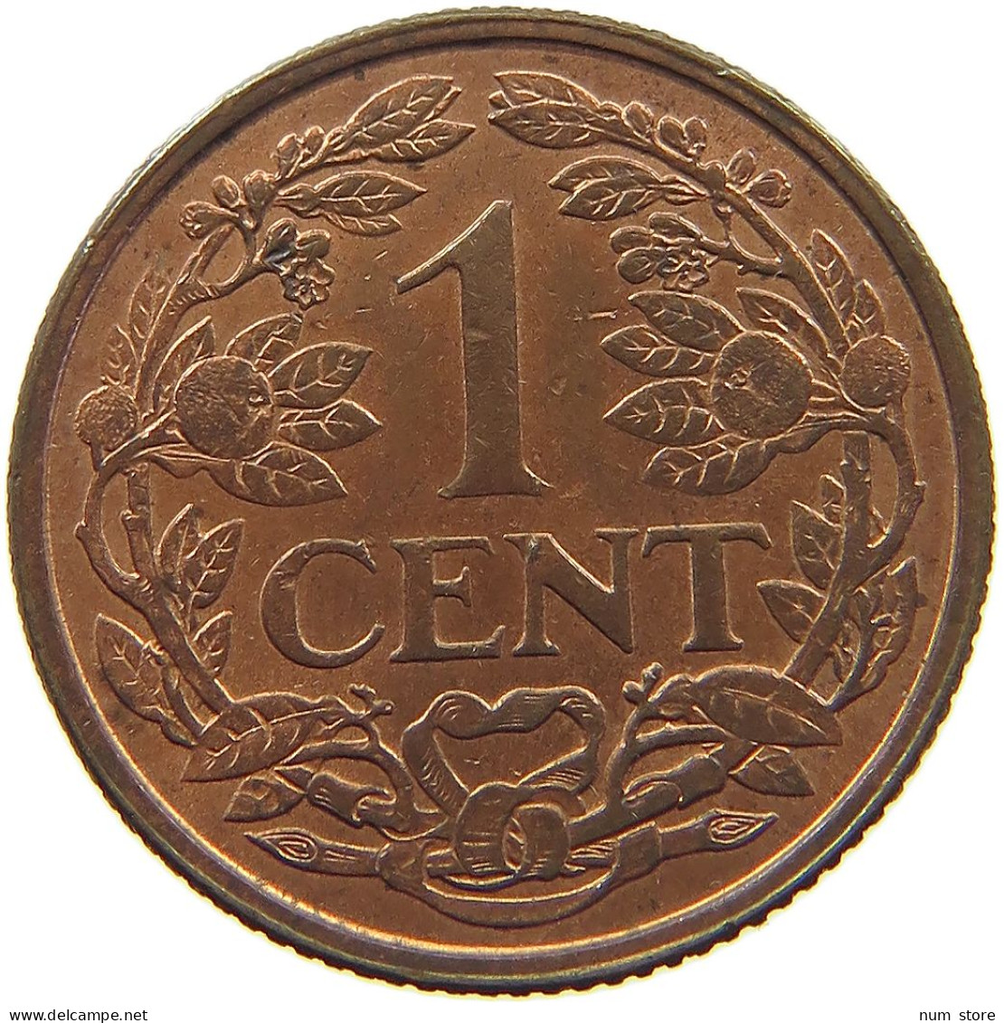 NETHERLANDS 1 CENT 1940 TOP #c022 0537 - 1 Centavos