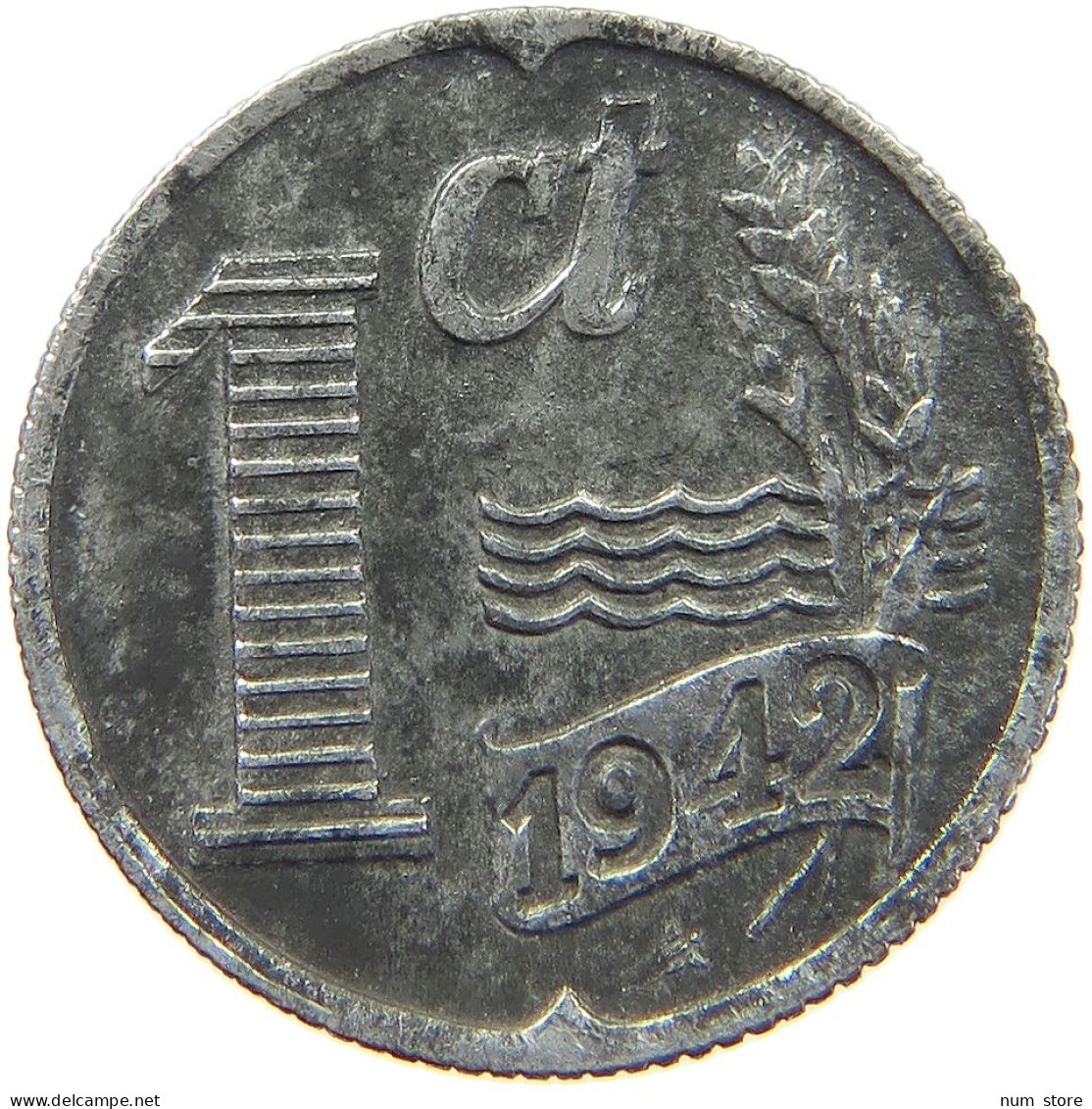 NETHERLANDS 1 CENT 1942 #c020 0469 - 1 Cent