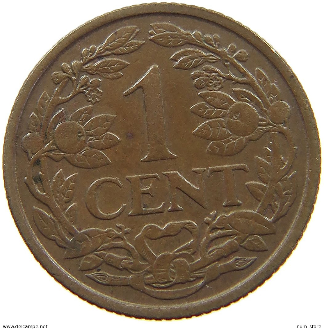 NETHERLANDS 1 CENT 1940 #a013 0435 - 1 Centavos