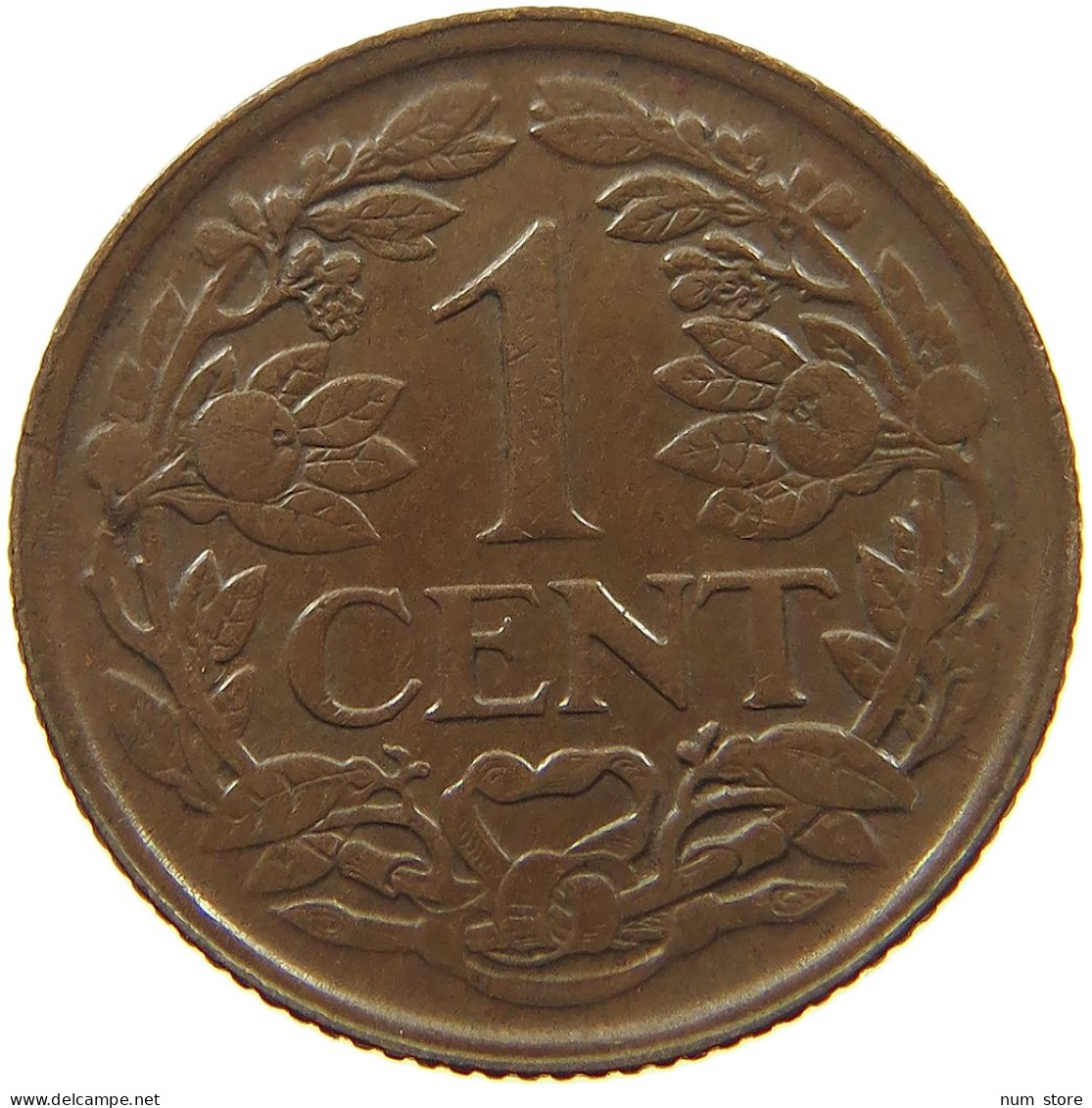 NETHERLANDS 1 CENT 1939 TOP #a048 0289 - 1 Cent