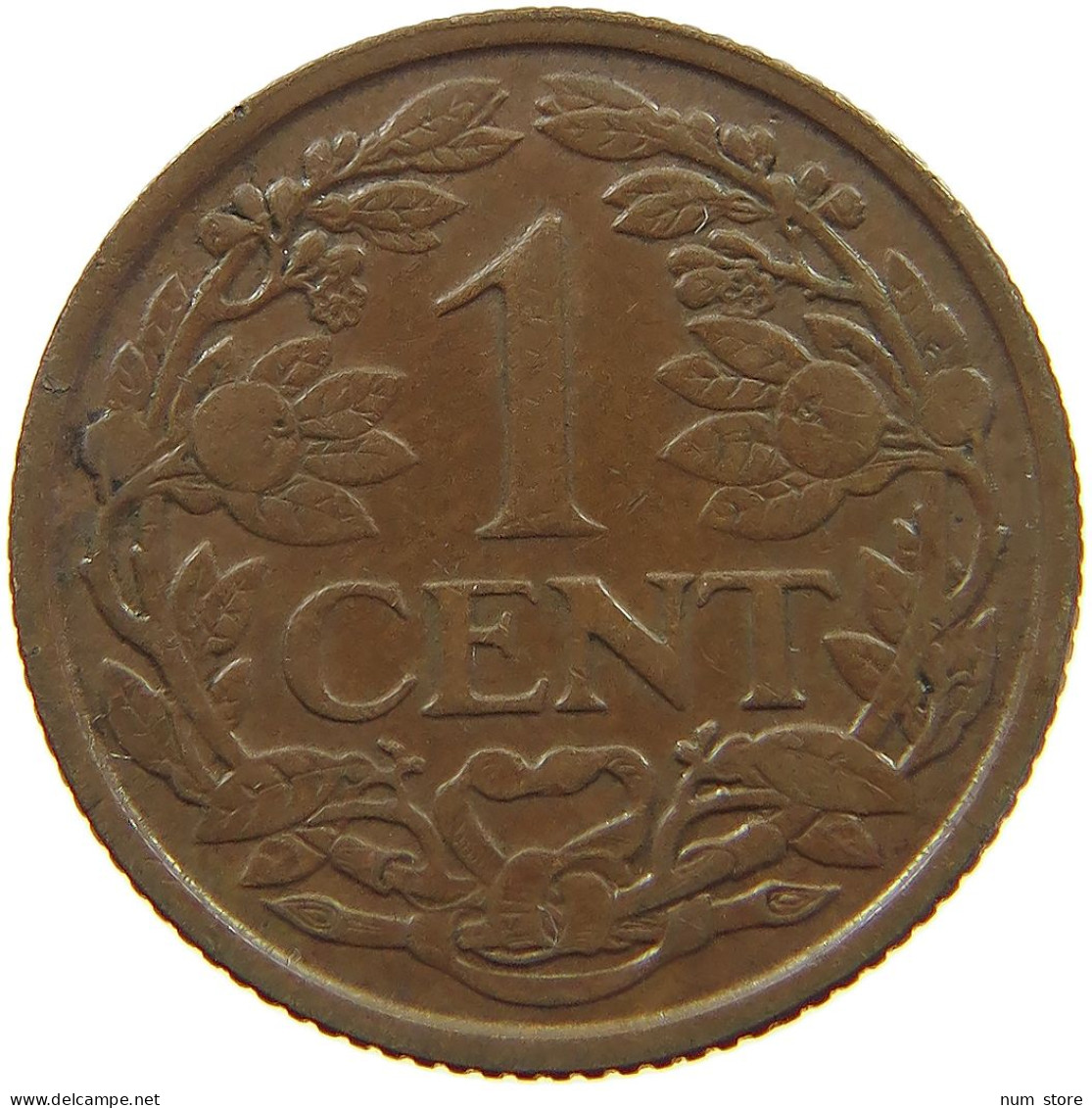 NETHERLANDS 1 CENT 1940 #a013 0273 - 1 Centavos