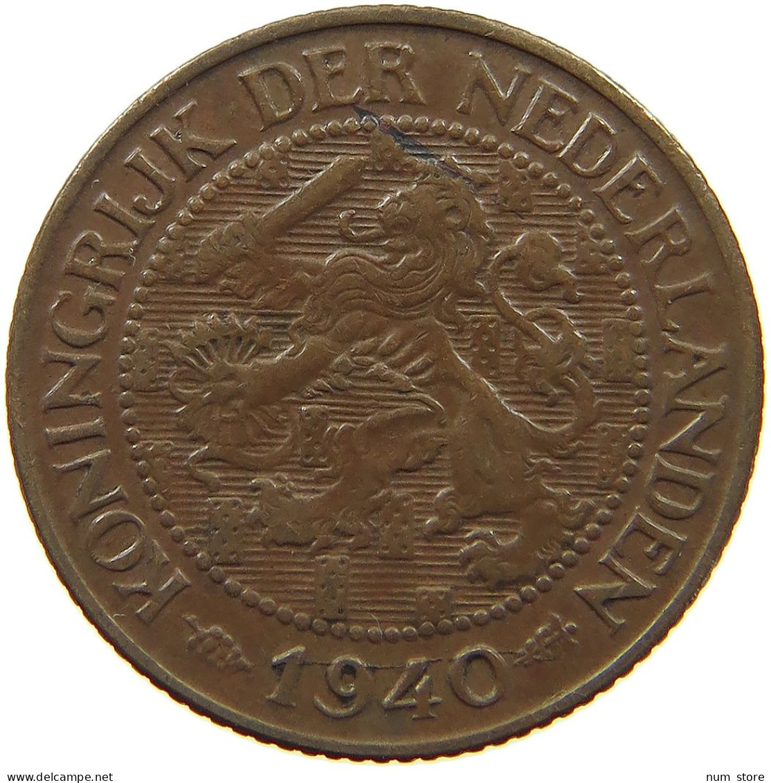 NETHERLANDS 1 CENT 1940 #a013 0273 - 1 Cent