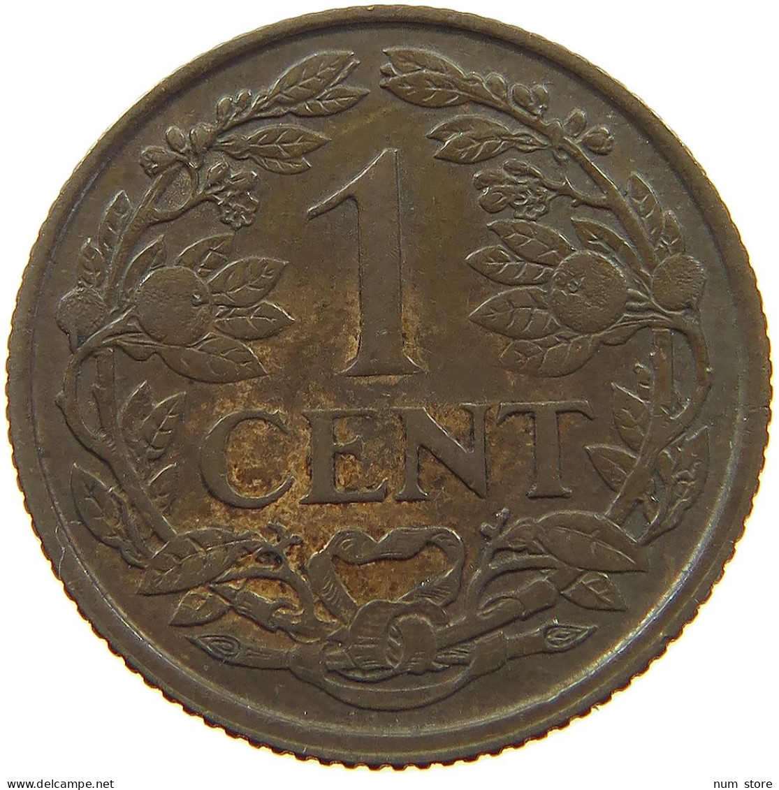 NETHERLANDS 1 CENT 1939 #a013 0459 - 1 Cent