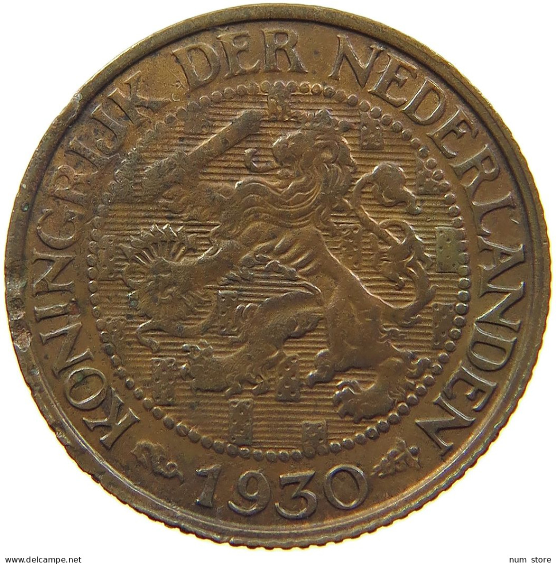 NETHERLANDS 1 CENT 1930 #a085 0847 - 1 Cent