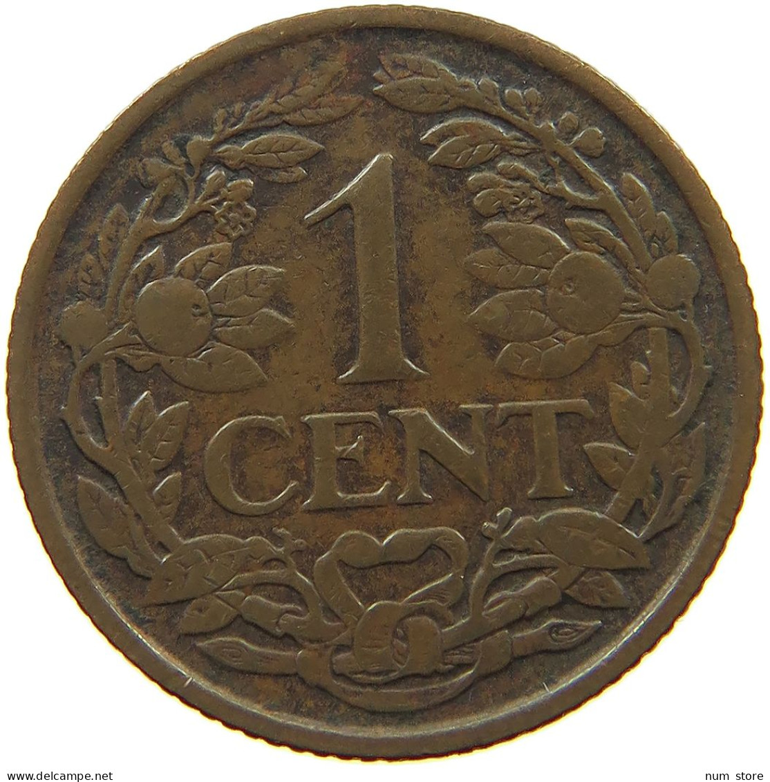 NETHERLANDS 1 CENT 1929 #a085 0853 - 1 Centavos