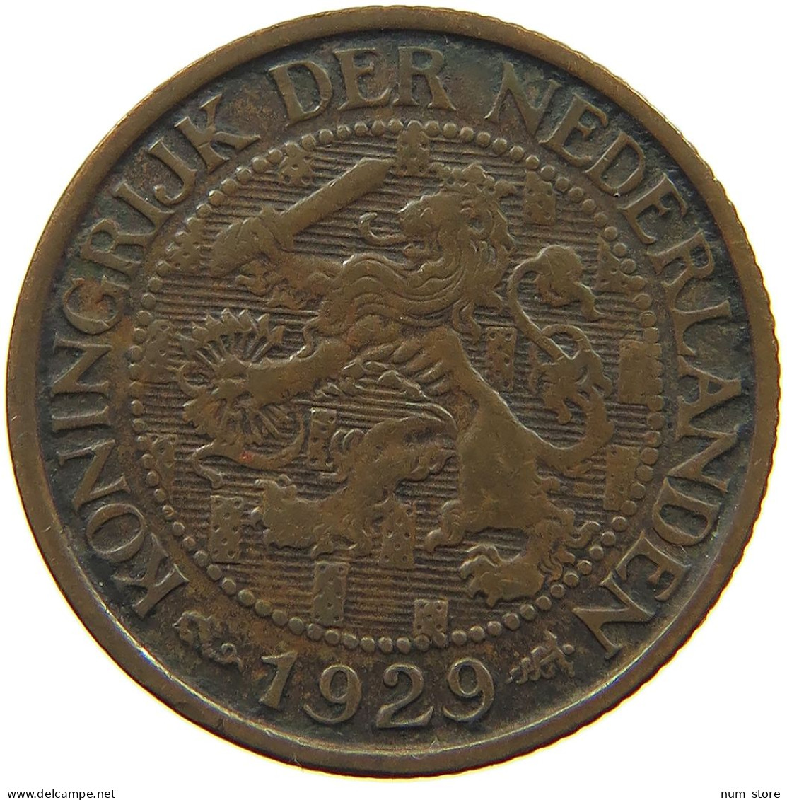 NETHERLANDS 1 CENT 1929 #a085 0853 - 1 Cent