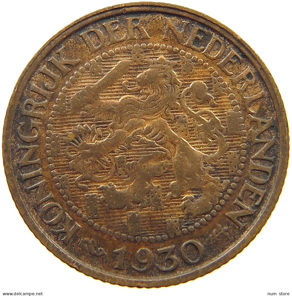 NETHERLANDS 1 CENT 1930 #a013 0267 - 1 Centavos