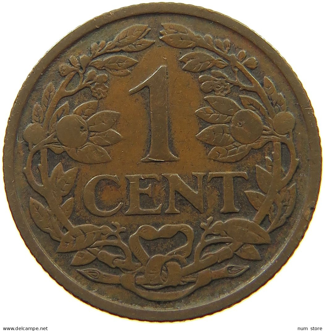 NETHERLANDS 1 CENT 1928 #a085 0855 - 1 Cent