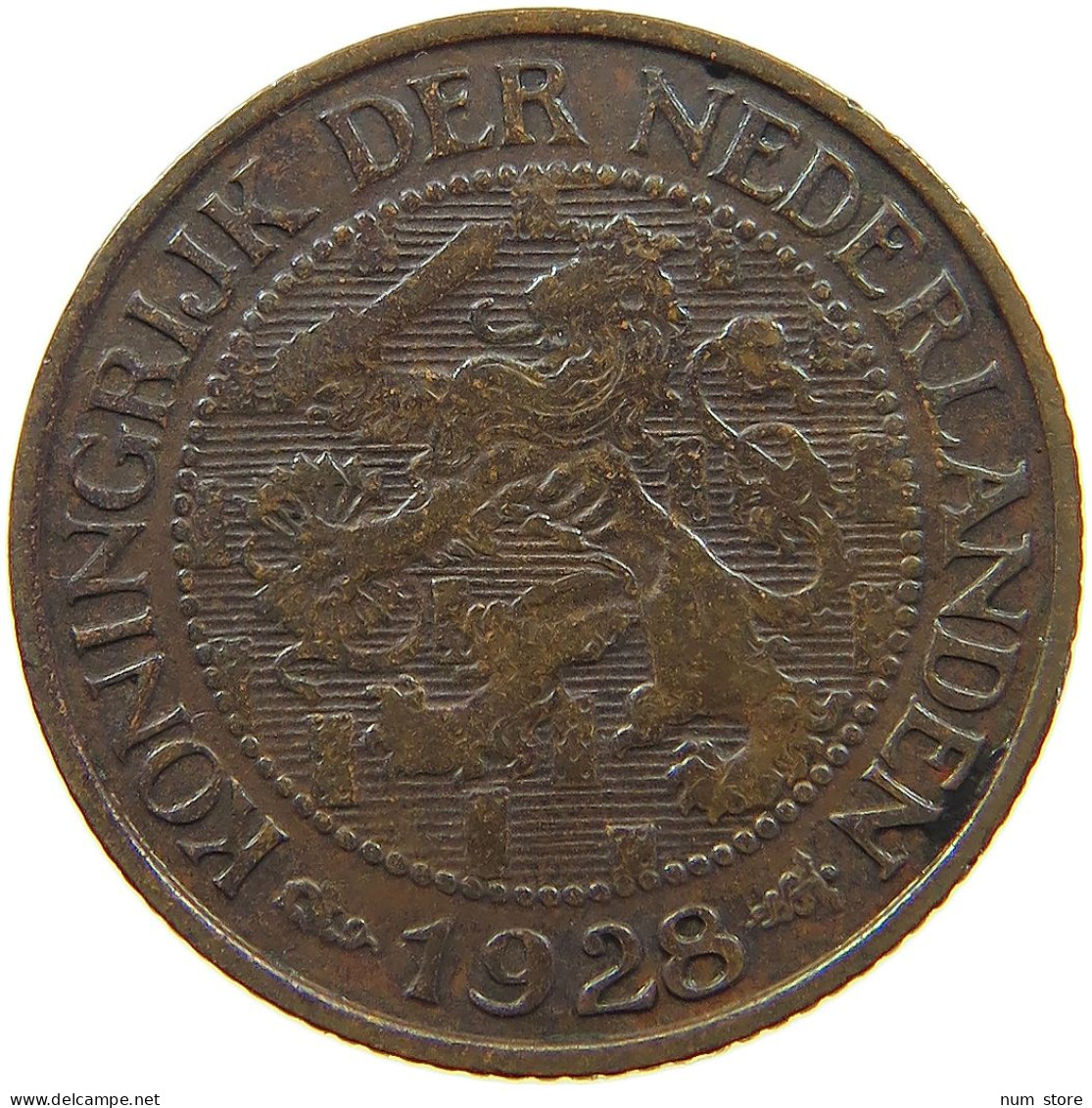 NETHERLANDS 1 CENT 1928 #a013 0407 - 1 Cent