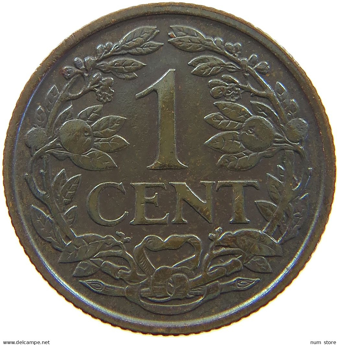 NETHERLANDS 1 CENT 1928 TOP #a063 0355 - 1 Cent