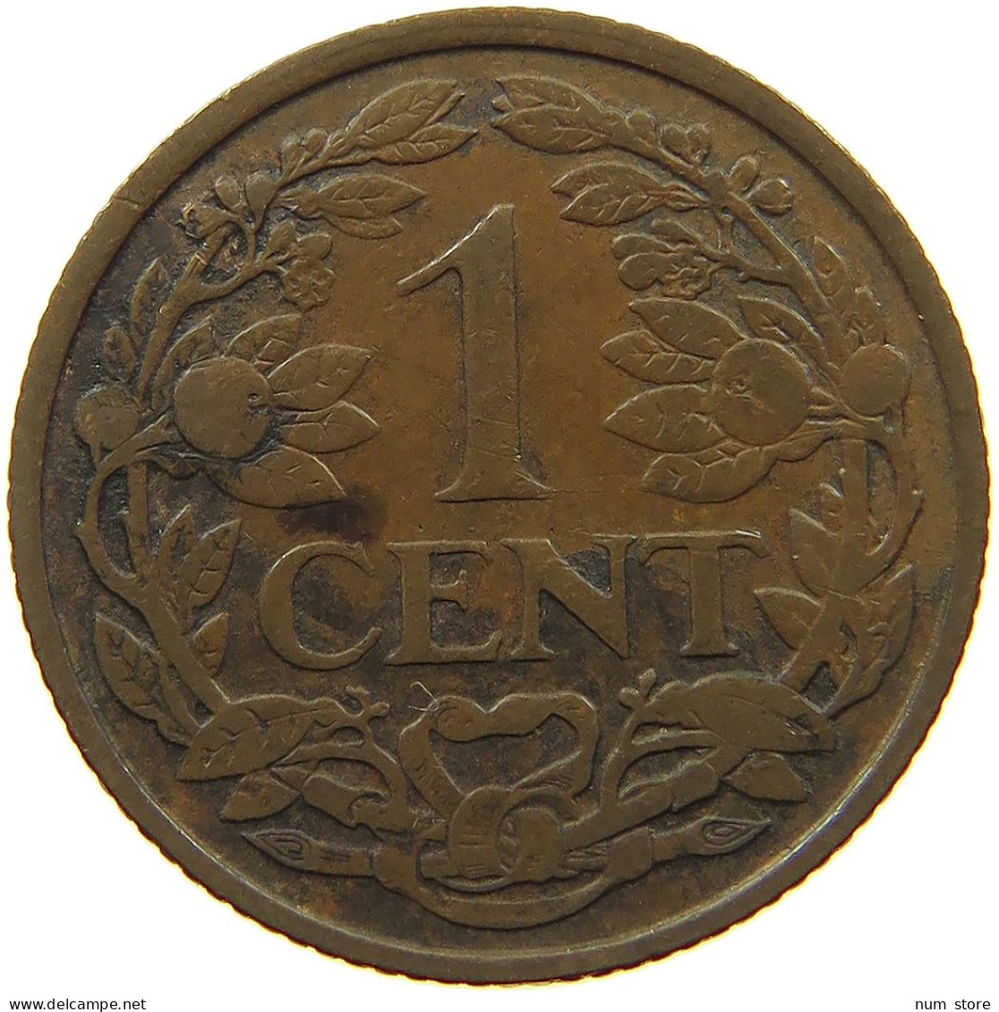 NETHERLANDS 1 CENT 1927 #a085 0837 - 1 Cent