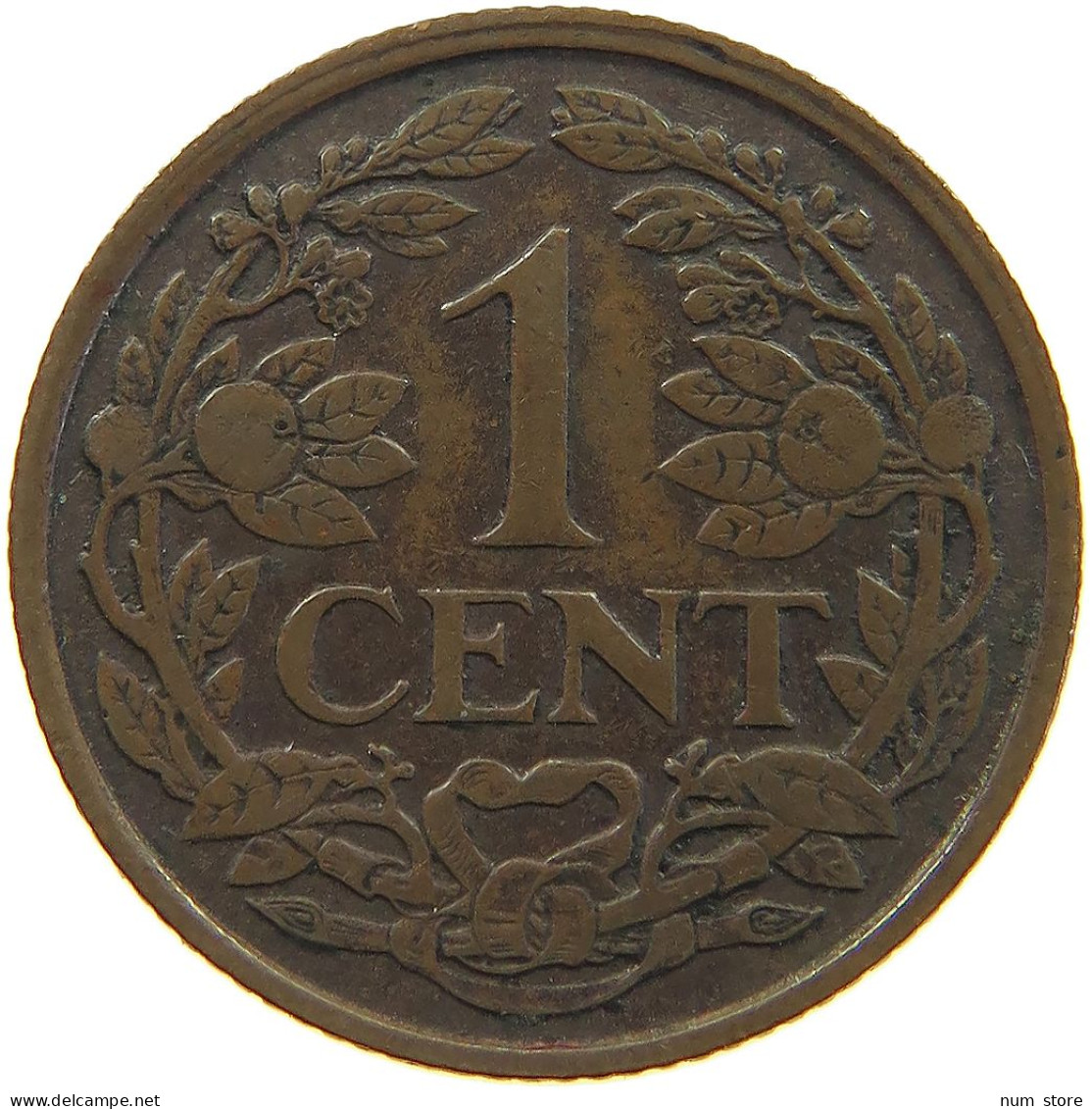 NETHERLANDS 1 CENT 1927 #a051 0127 - 1 Cent