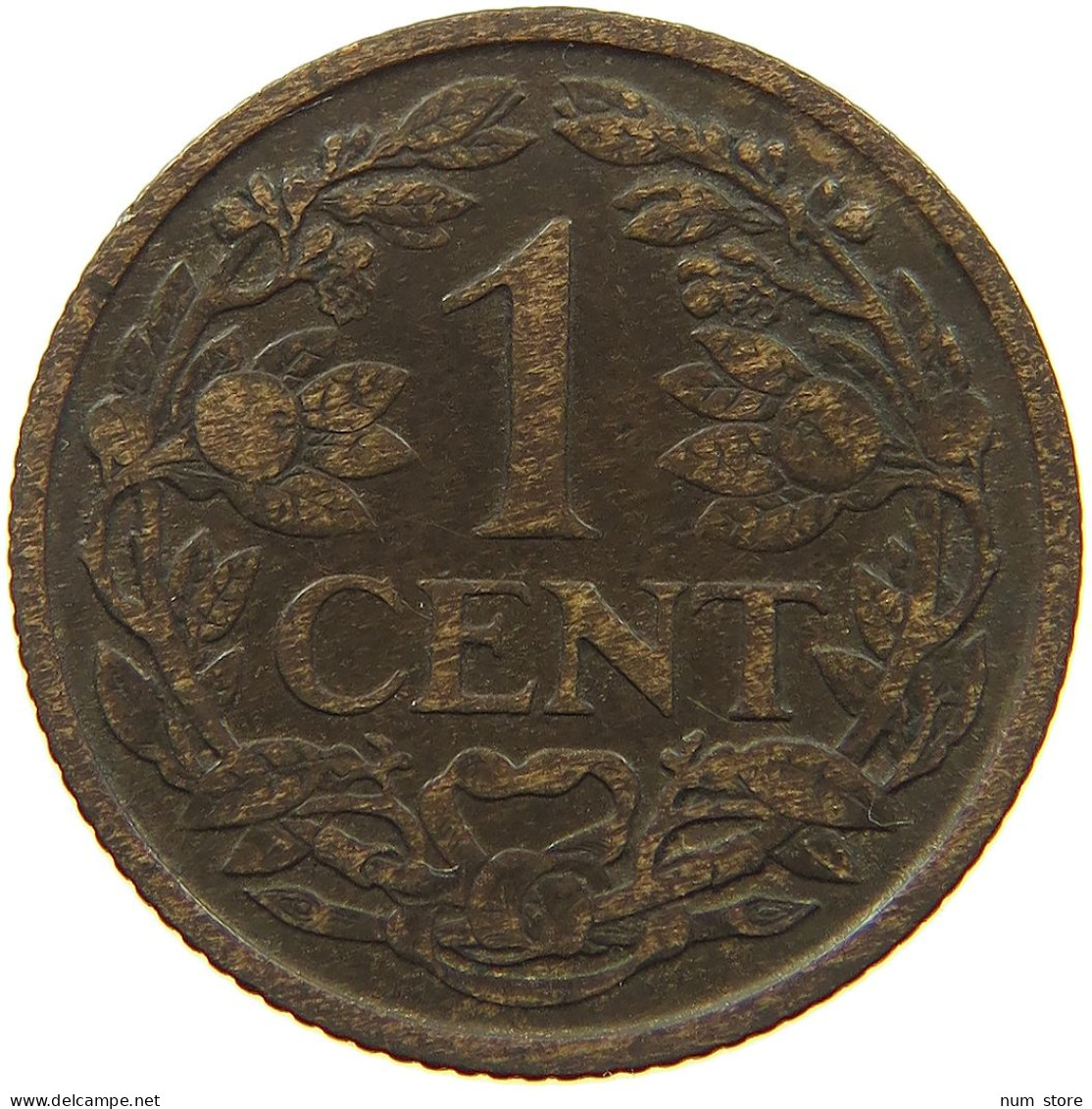NETHERLANDS 1 CENT 1922 #a085 0819 - 1 Centavos