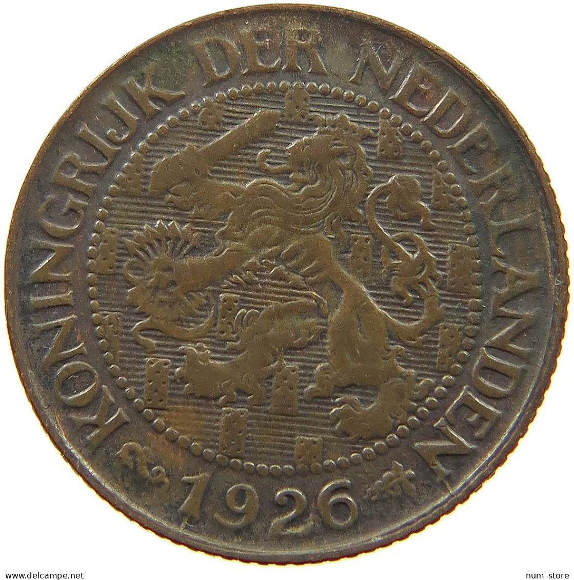 NETHERLANDS 1 CENT 1926 #a013 0291 - 1 Cent