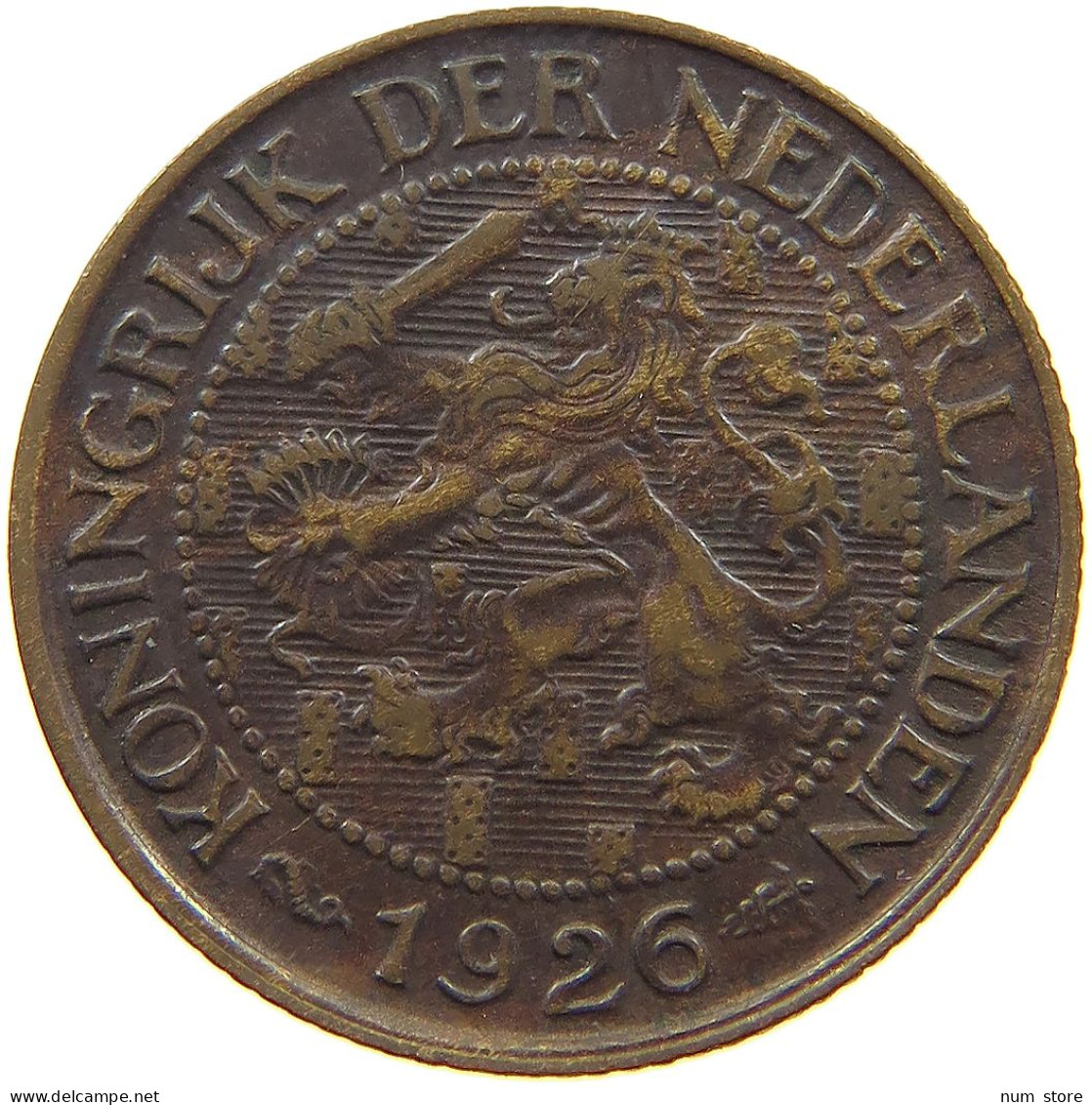 NETHERLANDS 1 CENT 1926 #a013 0253 - 1 Cent