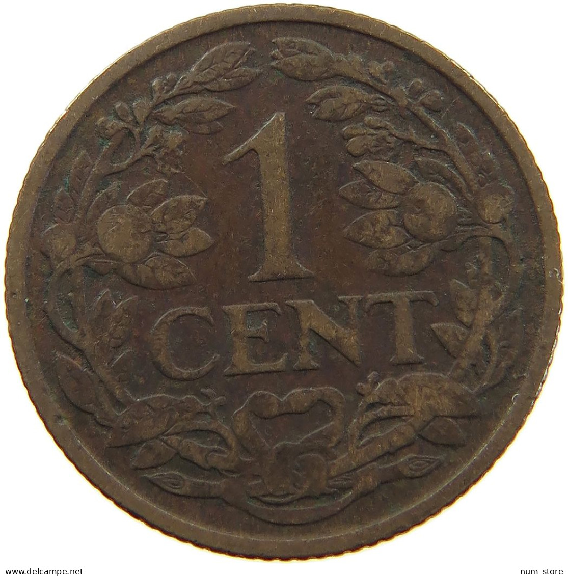 NETHERLANDS 1 CENT 1921 #a015 0481 - 1 Cent