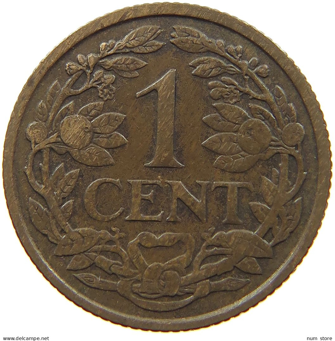 NETHERLANDS 1 CENT 1921 #a085 0829 - 1 Cent