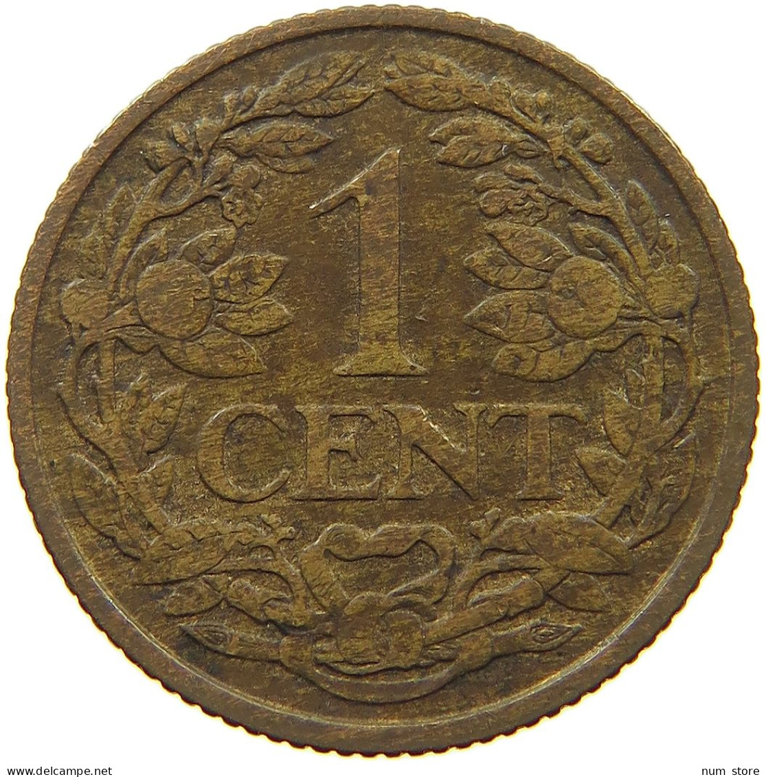 NETHERLANDS 1 CENT 1919 #a085 0857 - 1 Cent