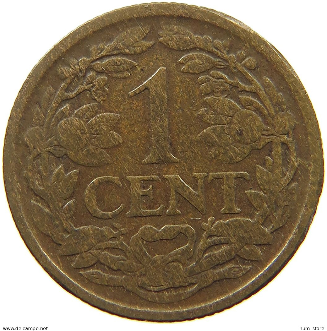NETHERLANDS 1 CENT 1918 #a085 0849 - 1 Cent
