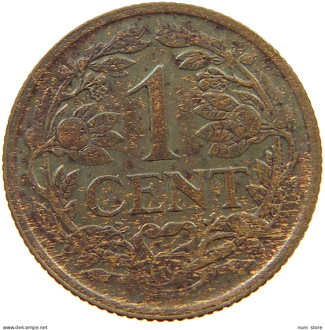 NETHERLANDS 1 CENT 1917 #a013 0439 - 1 Centavos