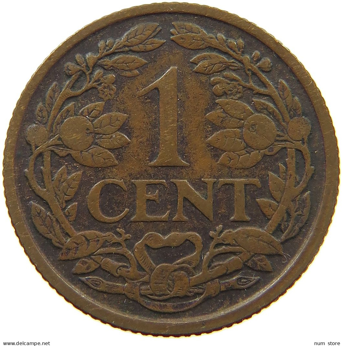 NETHERLANDS 1 CENT 1917 #a013 0269 - 1 Cent