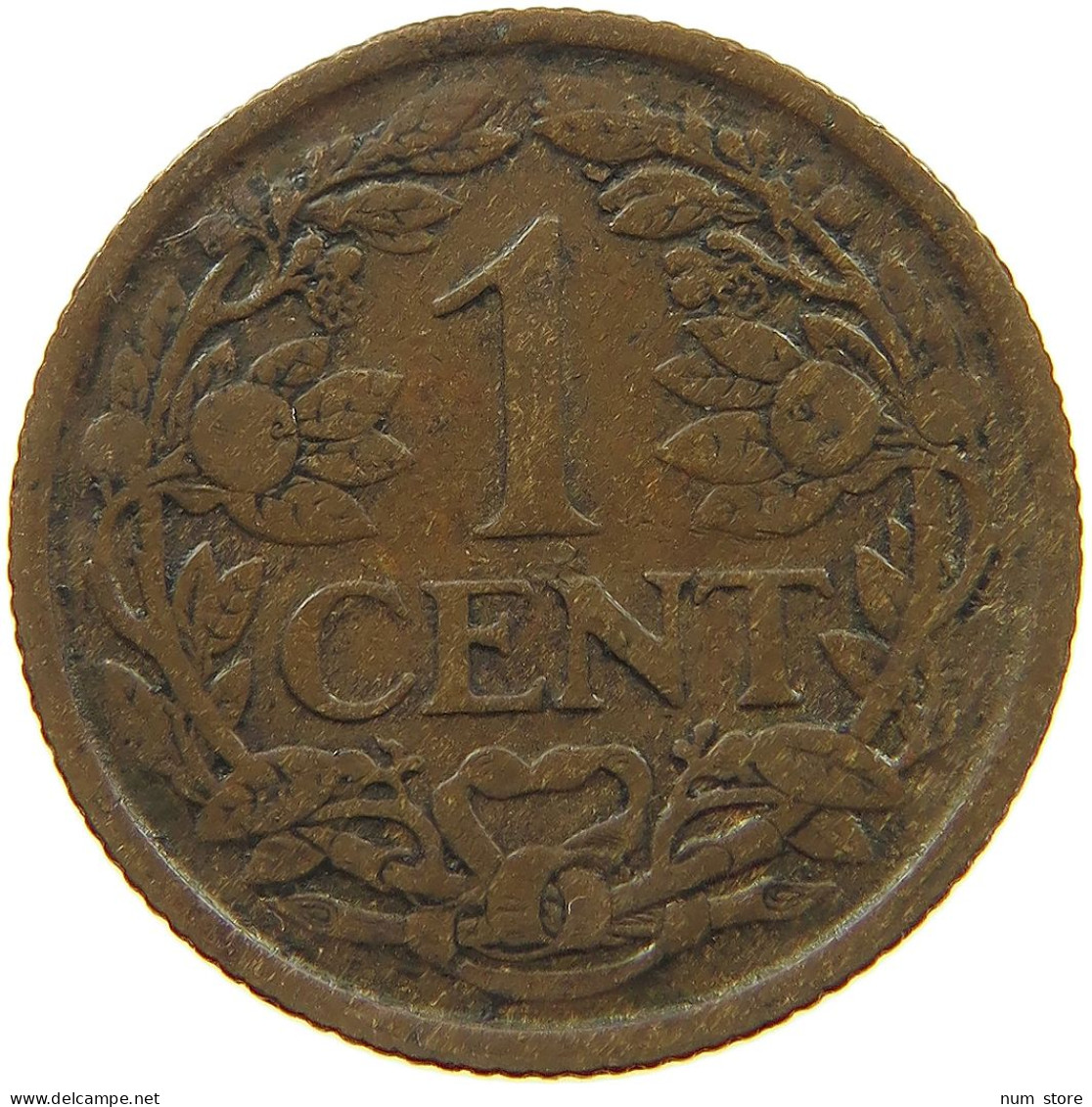 NETHERLANDS 1 CENT 1917 #a013 0403 - 1 Cent