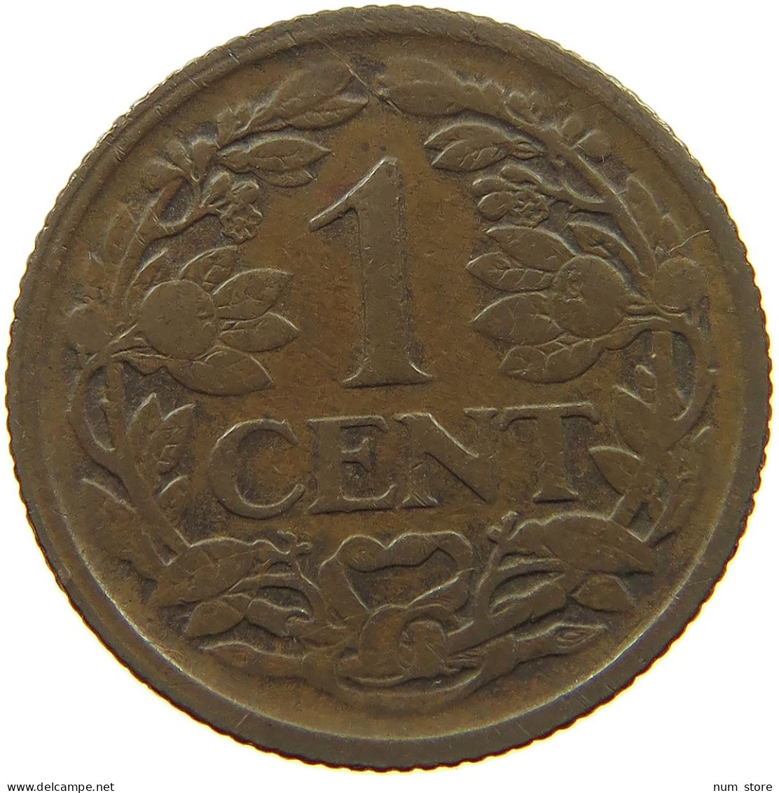 NETHERLANDS 1 CENT 1916 #a085 0821 - 1 Centavos