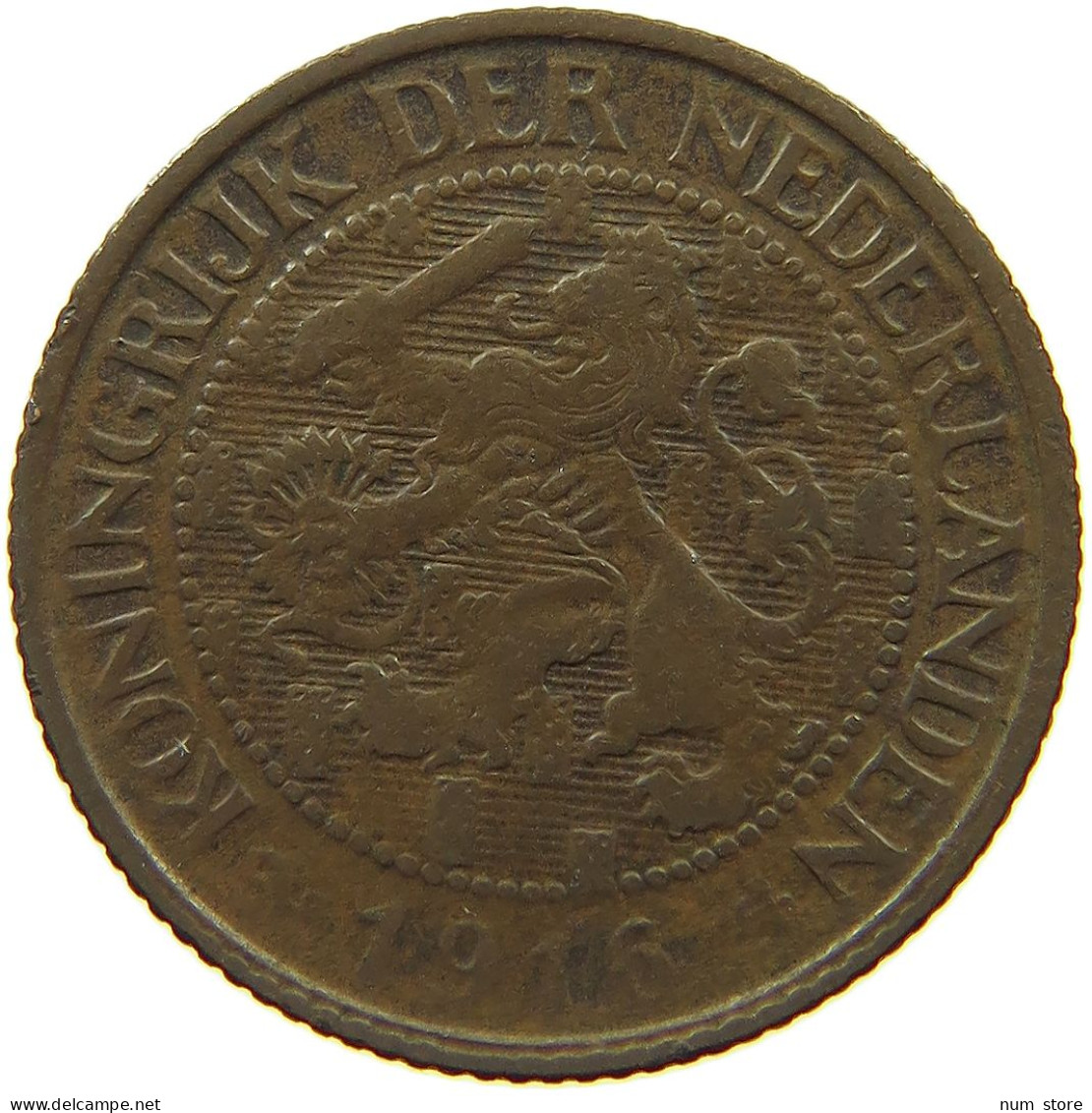 NETHERLANDS 1 CENT 1916 #a085 0821 - 1 Cent