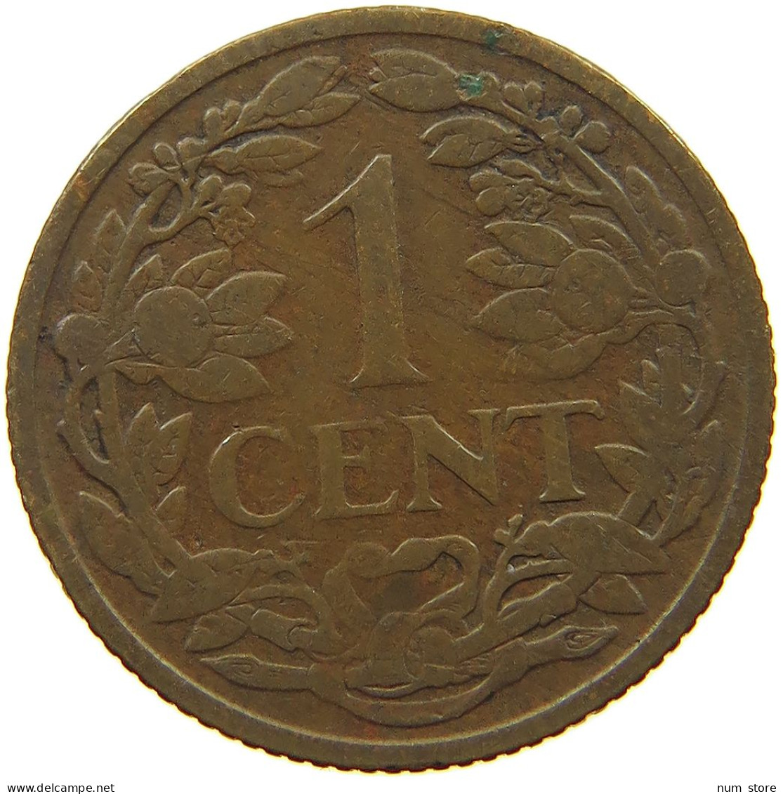 NETHERLANDS 1 CENT 1913 #a085 0825 - 1 Centavos