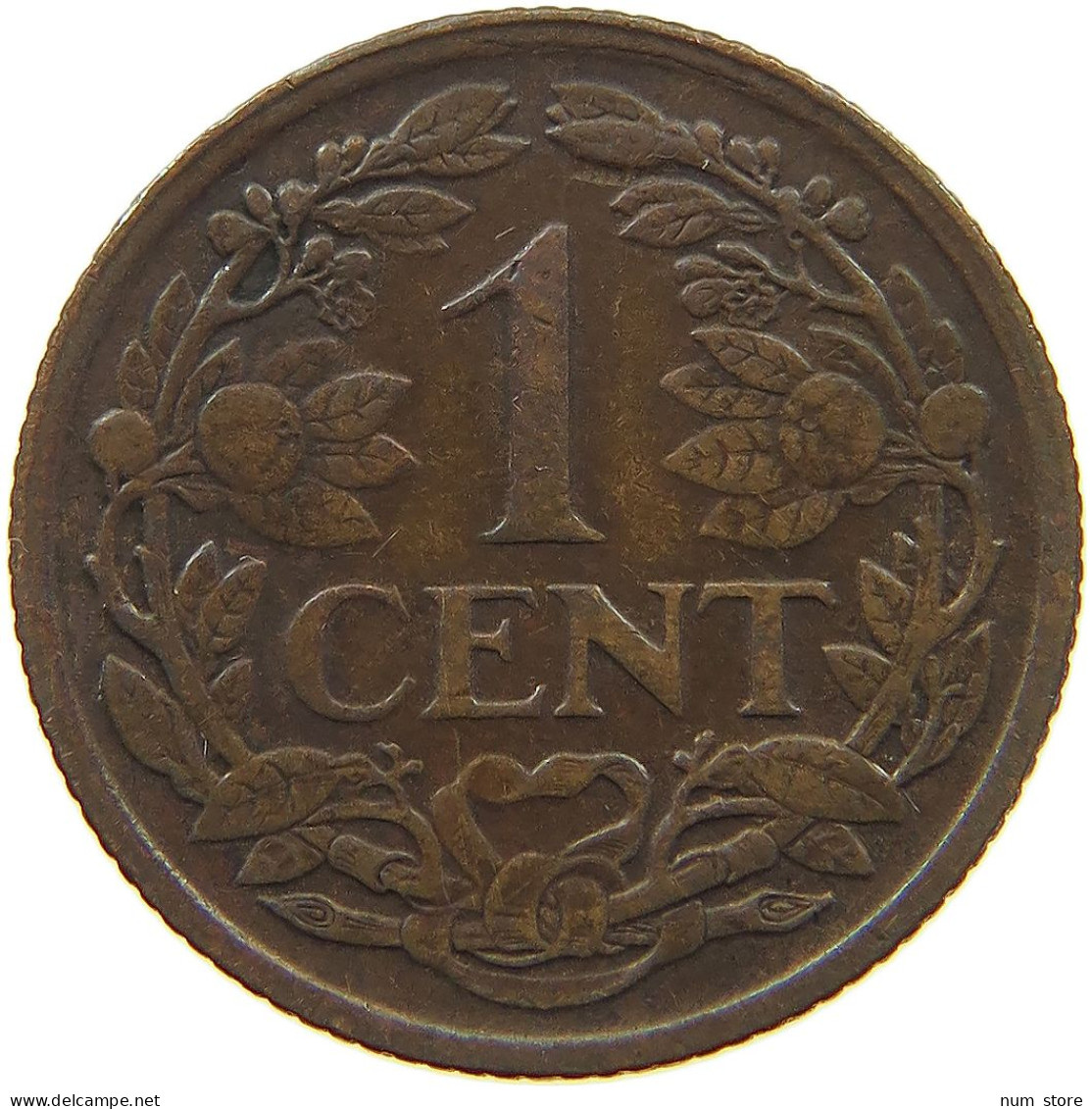 NETHERLANDS 1 CENT 1916 #a013 0259 - 1 Centavos