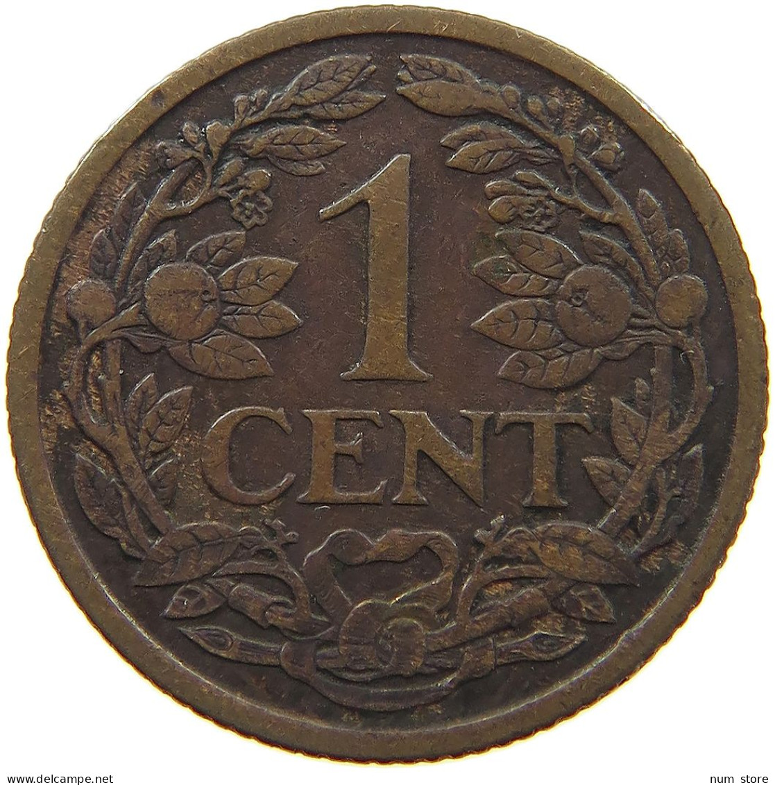 NETHERLANDS 1 CENT 1915 #a013 0455 - 1 Centavos