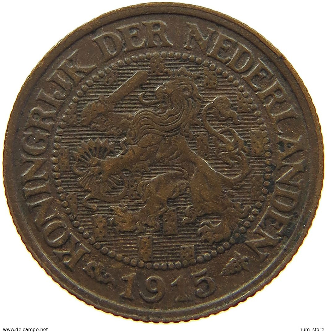 NETHERLANDS 1 CENT 1915 #s012 0205 - 1 Cent