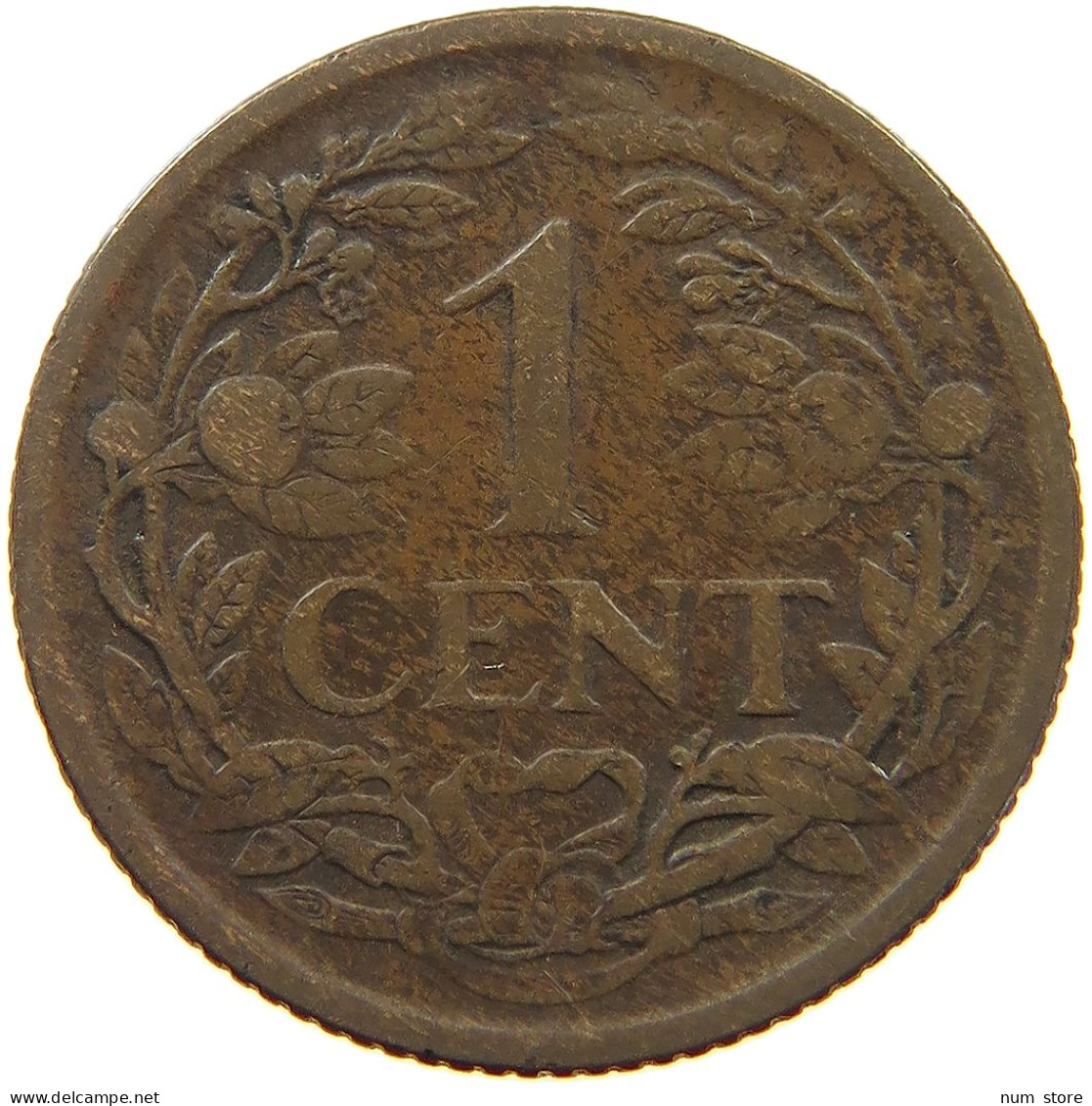 NETHERLANDS 1 CENT 1914 #a013 0437 - 1 Centavos