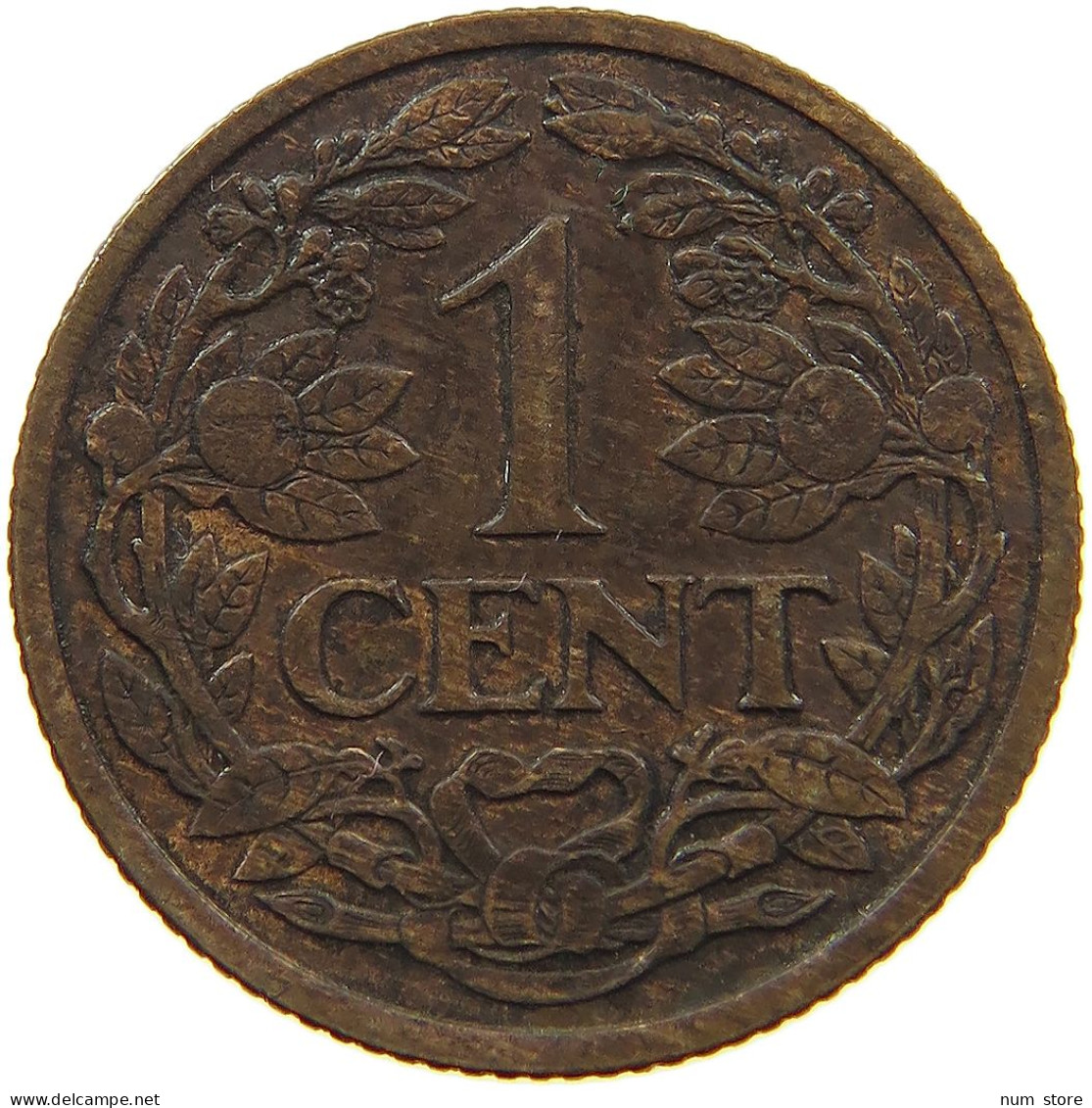 NETHERLANDS 1 CENT 1913 #a013 0283 - 1 Centavos