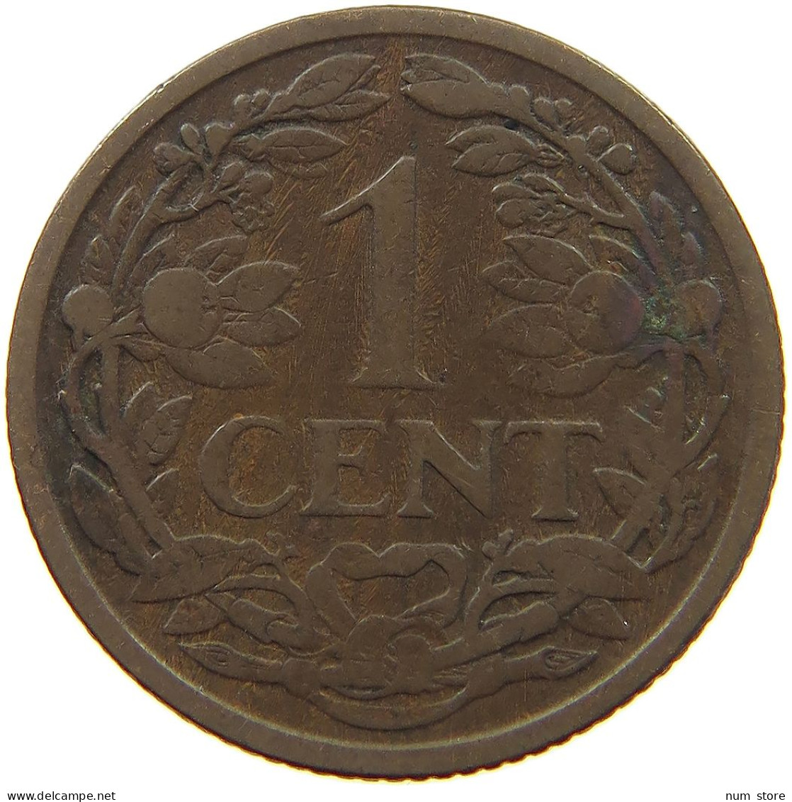 NETHERLANDS 1 CENT 1914 #a013 0413 - 1 Cent