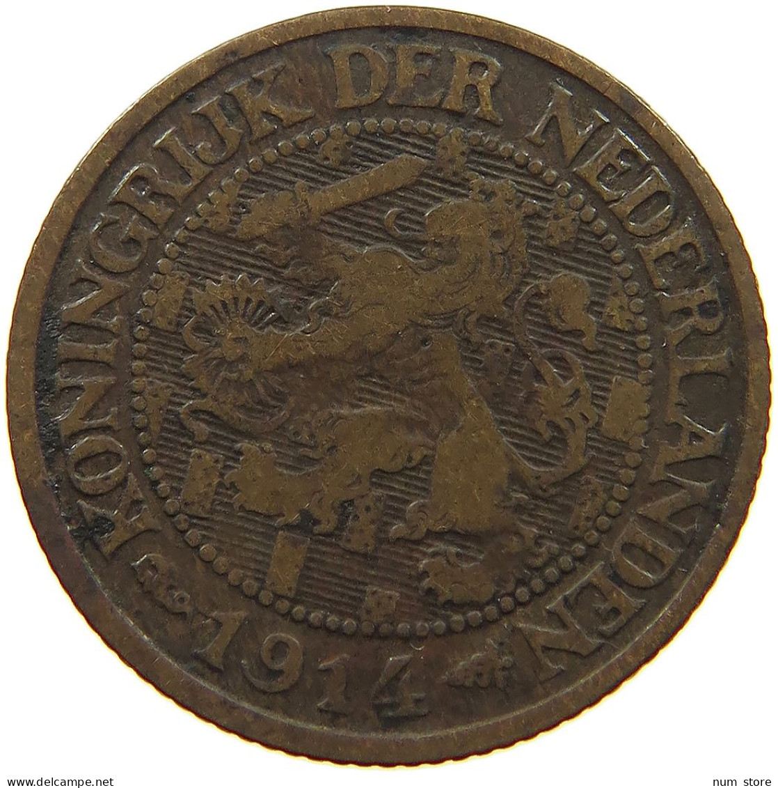 NETHERLANDS 1 CENT 1914 #a013 0409 - 1 Cent