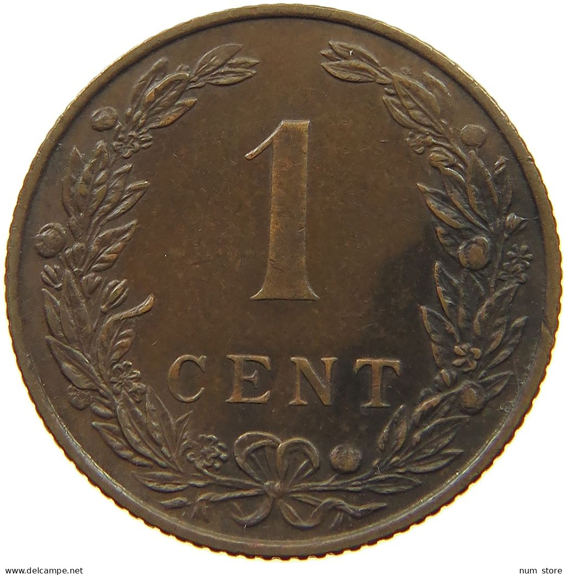 NETHERLANDS 1 CENT 1906 #c083 0465 - 1 Centavos