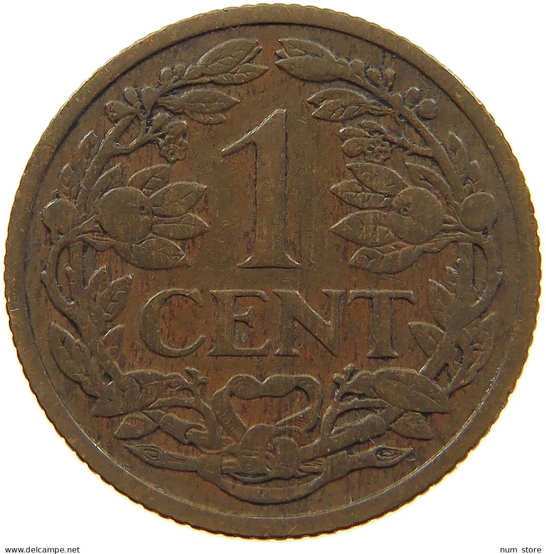 NETHERLANDS 1 CENT 1913 #a013 0447 - 1 Centavos