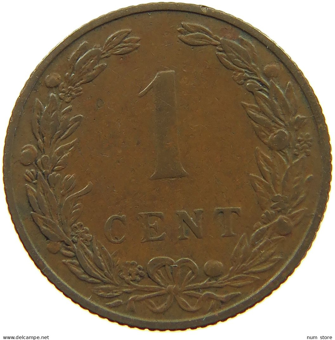 NETHERLANDS 1 CENT 1906 #a085 0779 - 1 Cent