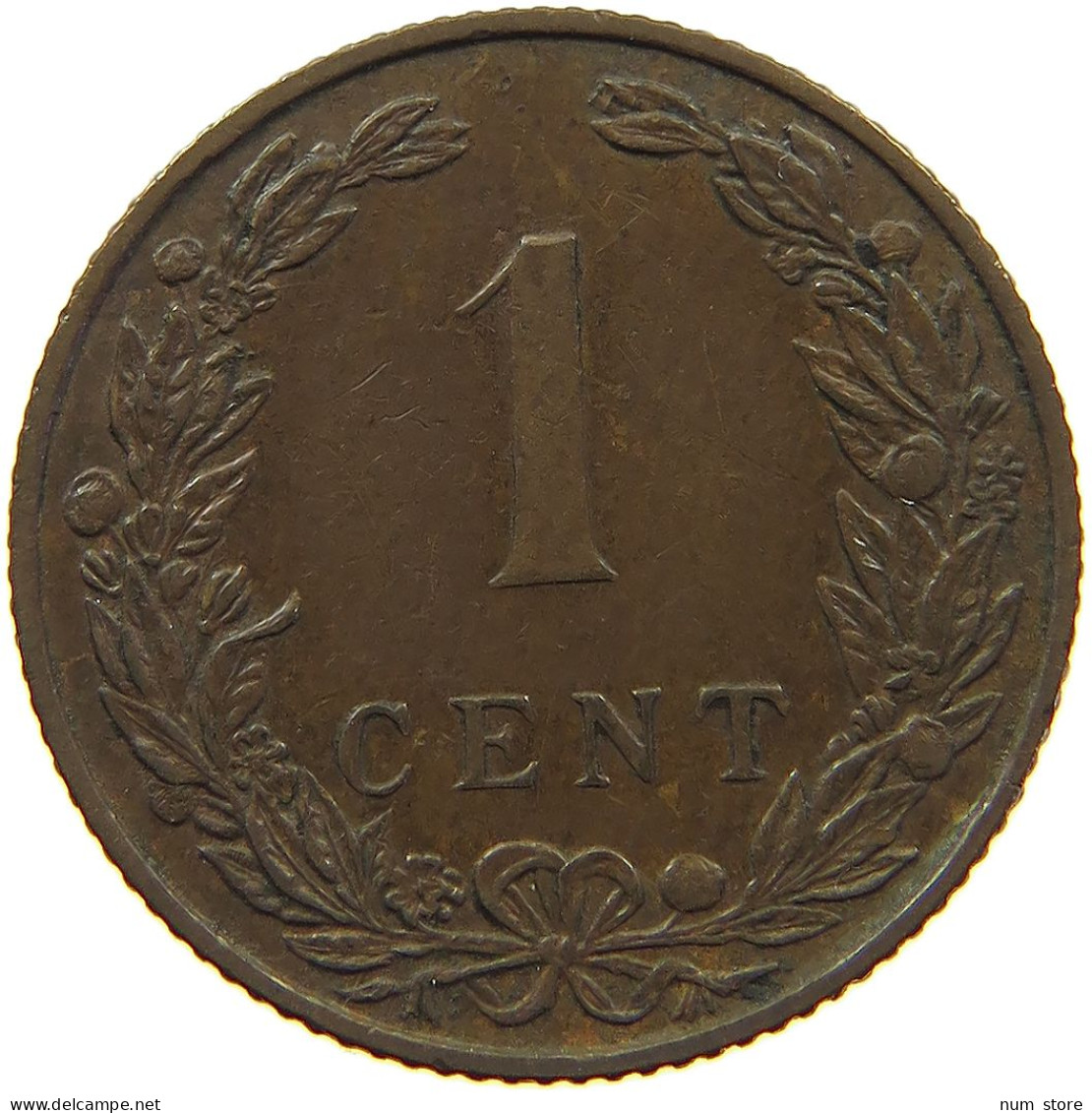 NETHERLANDS 1 CENT 1905 #s012 0203 - 1 Centavos