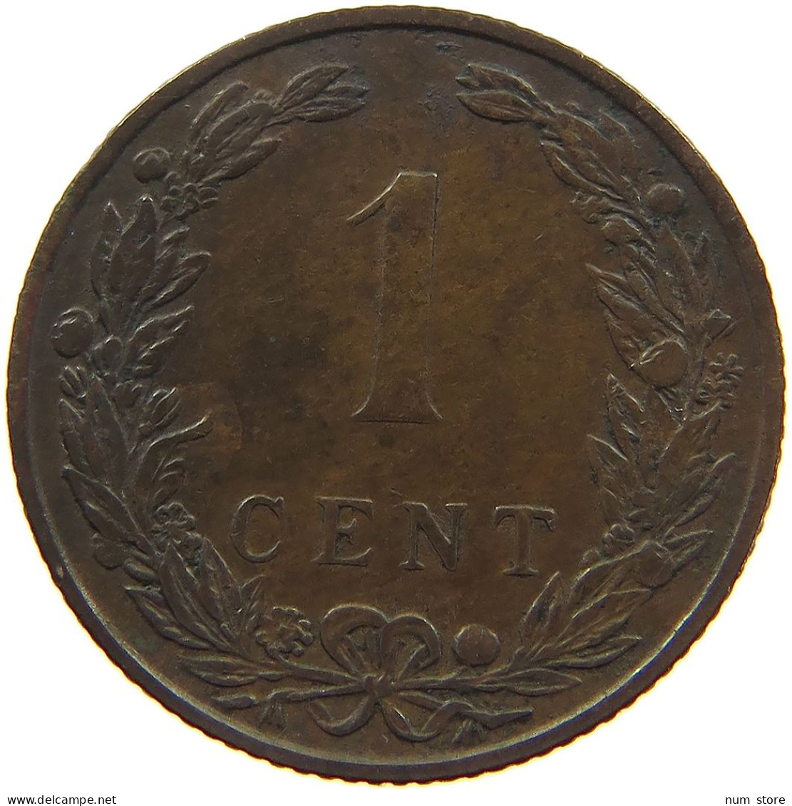 NETHERLANDS 1 CENT 1905 #a085 0769 - 1 Centavos