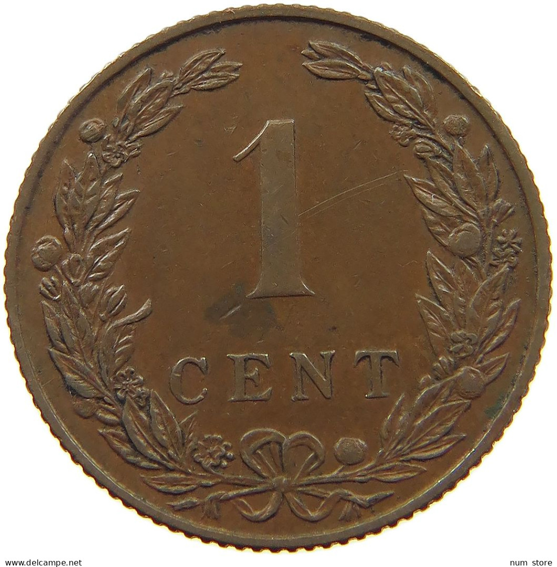 NETHERLANDS 1 CENT 1906 #a013 0397 - 1 Cent