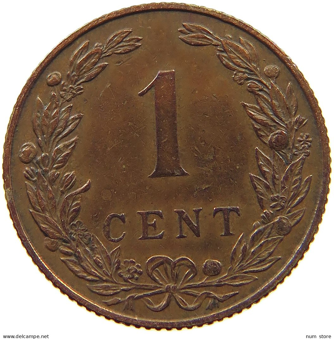 NETHERLANDS 1 CENT 1905 #s036 0857 - 1 Centavos